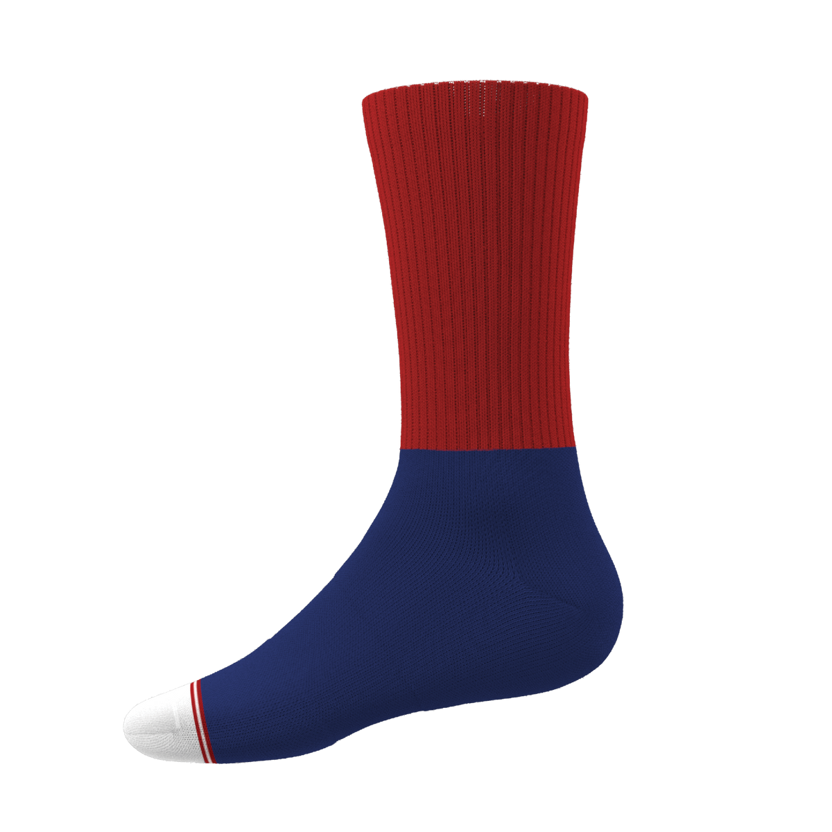 The Fourth | Patriotic Red and Blue Heel Hammock™ Crew Socks - Shinesty
