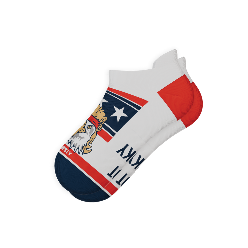 The Free Bird | USA Eagle Heel Hammock™ Ankle Socks - Shinesty