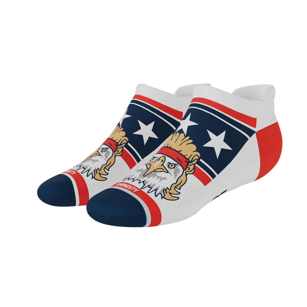 The Free Bird | USA Eagle Heel Hammock™ Ankle Socks - Shinesty