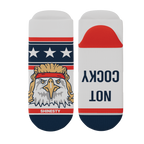 The Free Bird | USA Eagle Heel Hammock™ Ankle Socks - Shinesty