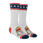 The Free Bird | USA Eagle Heel Hammock™ Crew Socks - Shinesty
