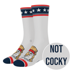 The Free Bird | USA Eagle Heel Hammock™ Crew Socks - Shinesty