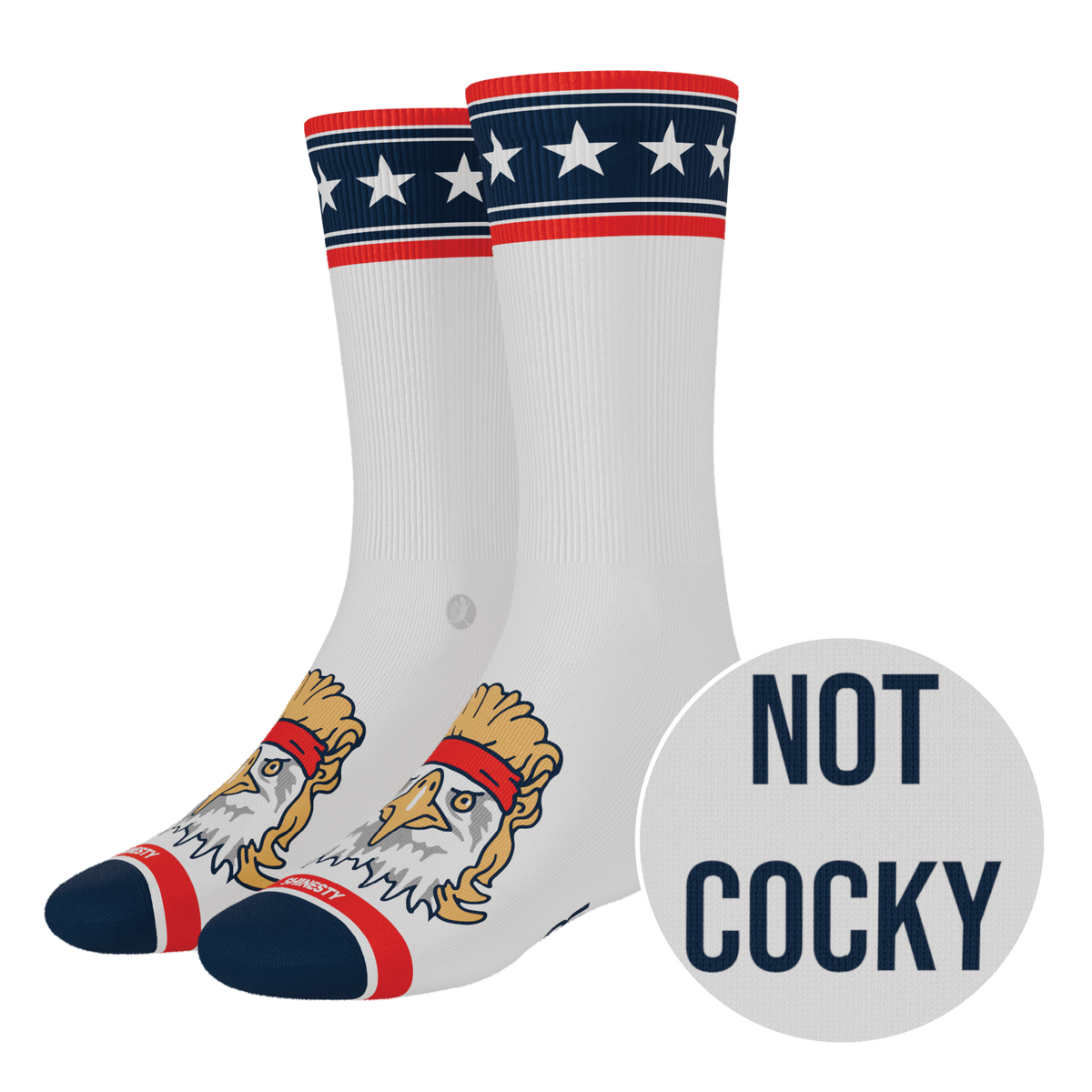 The Free Bird | USA Eagle Heel Hammock™ Crew Socks - Shinesty