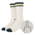The Friendly Fire | Middle Finger Heel Hammock™ Crew Socks - Shinesty
