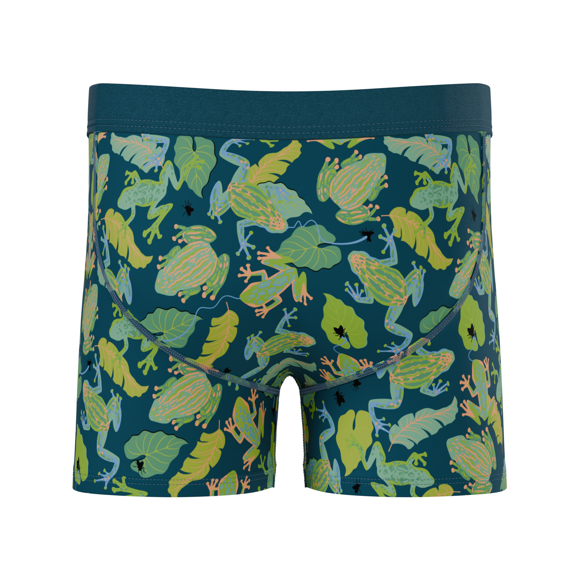 The Frog House | Tropical Frogs Youth Boxer Briefs - Shinesty