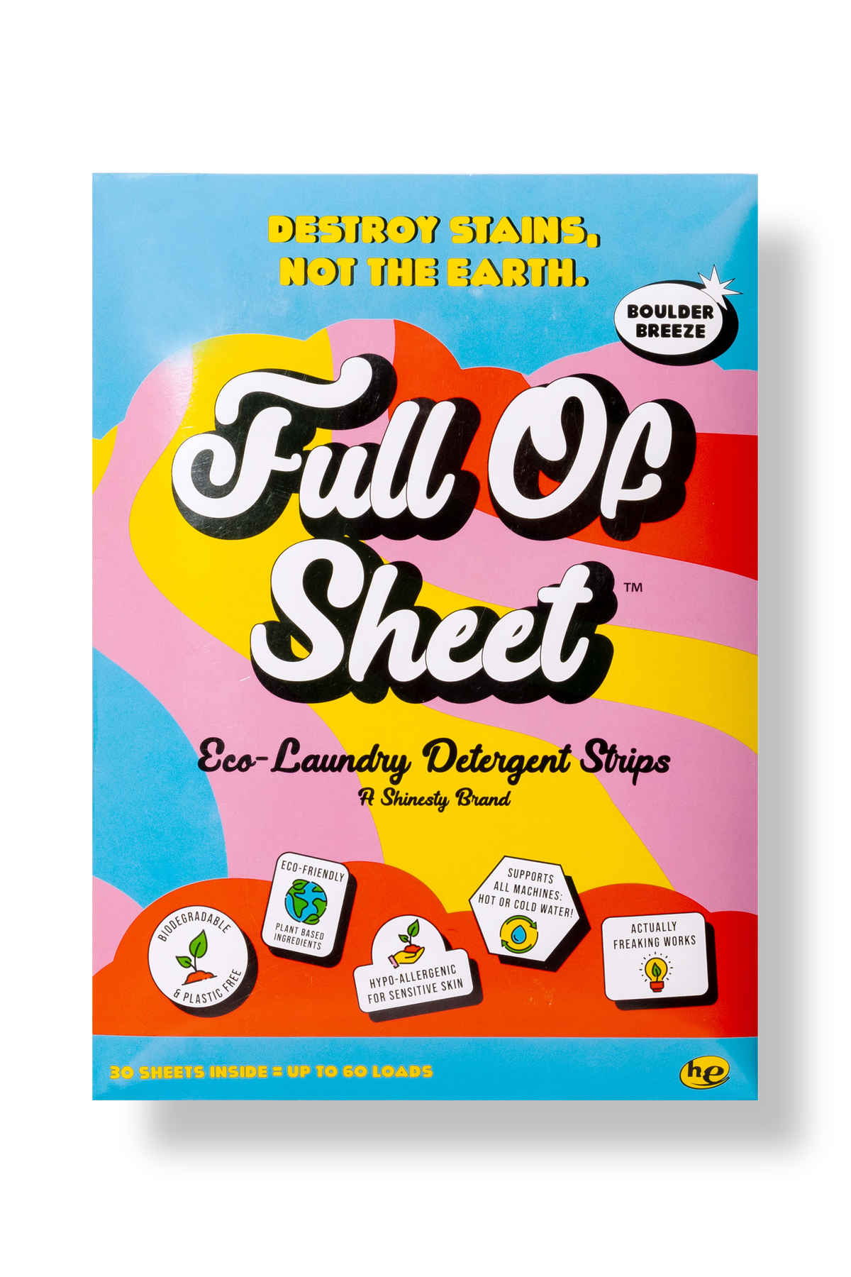 The Full Of Sheet | Boulder Breeze Eco-Laundry Detergent Strips - Shinesty