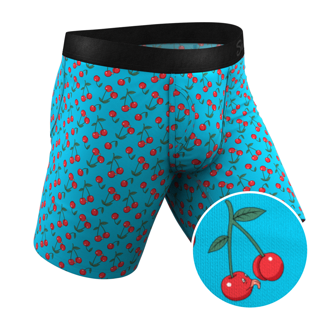The Fruit Salad | Cherry Ball Hammock® Boxer - Long Leg - Shinesty