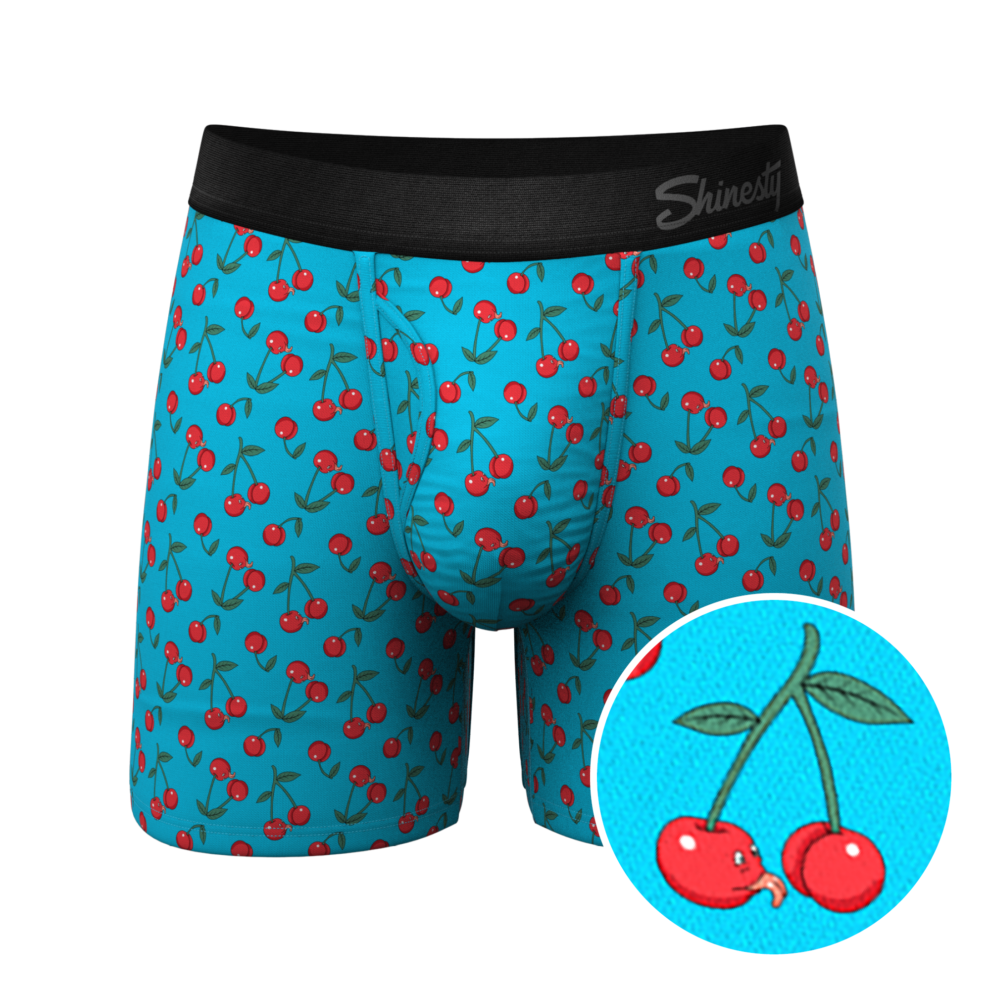 The Fruit Salad | Cherry Ball Hammock® Pouch Underwear With Fly - Shinesty