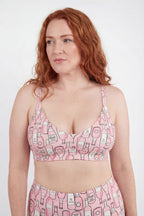 The All Day | Rosé Wine Boob Hammock™ Plunge Bralette - Shinesty