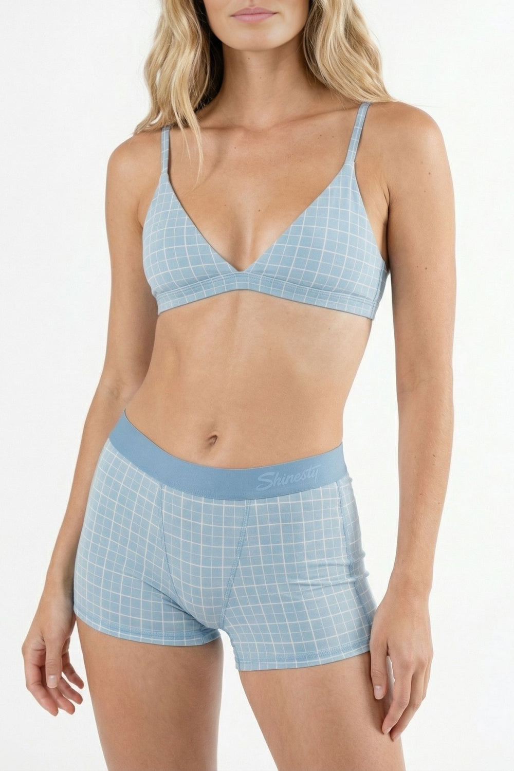 The Spick & Span | Window Pane Plaid Women’s Boxers - Shinesty