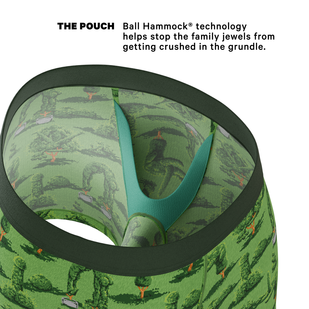 The Full Bush Bush Club | Naughty Landscaping Ball Hammock® Pouch Underwear - Shinesty
