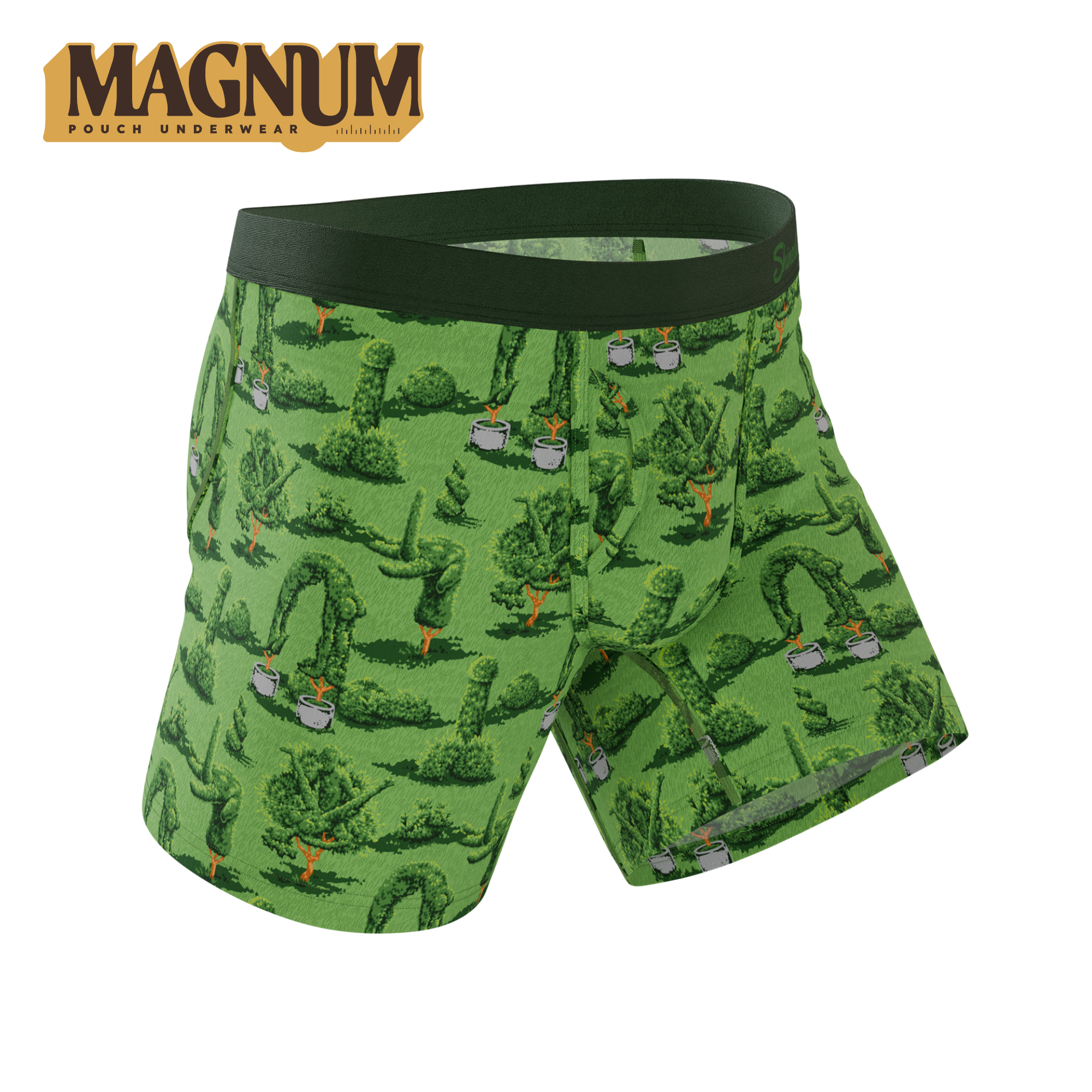 The Full Bush Bush Club | Naughty Landscaping Ball Hammock® Magnum Big Pouch Underwear - Shinesty