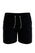 The Funky Fresh | Black and Neon Tribal Ball Hammock® Pouch 5" Swim Trunks - Shinesty