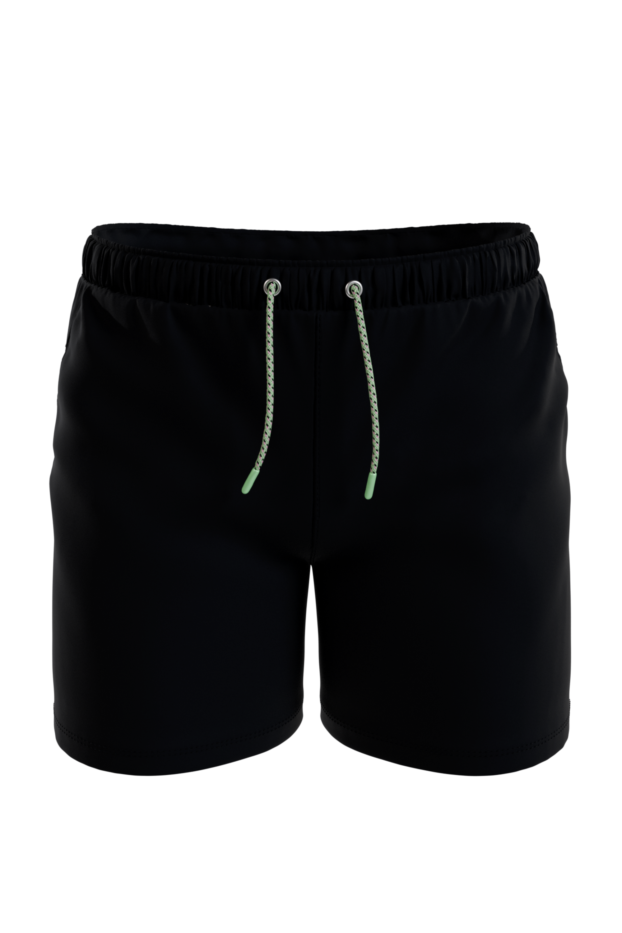 The Funky Fresh | Black and Neon Tribal Ball Hammock® Pouch 5" Swim Trunks - Shinesty