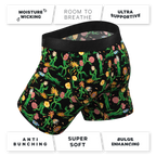 The Garden Of Breedin | Flower Print Ball Hammock® Pouch Underwear With Fly - Shinesty