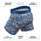 The Gardening Nips | Busty Floral Ball Hammock® Pouch Underwear - Shinesty