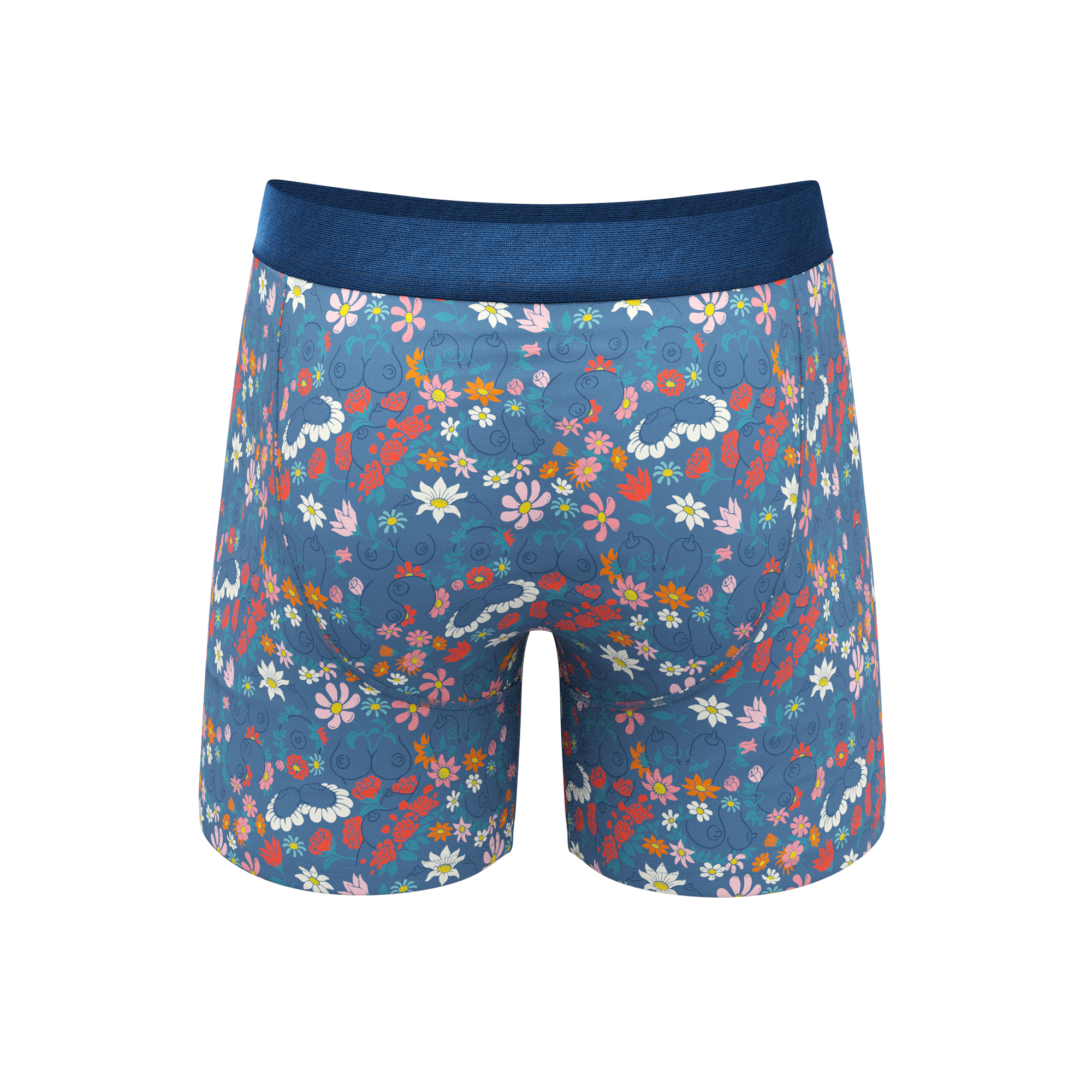 The Gardening Nips | Busty Floral Ball Hammock® Pouch Underwear - Shinesty