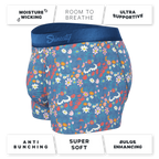 The Gardening Nips | Busty Floral Ball Hammock® Pouch Trunks Underwear - Shinesty