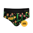 The Garden of Breedin | Flower Print Ball Hammock® Pouch Underwear Briefs - Shinesty