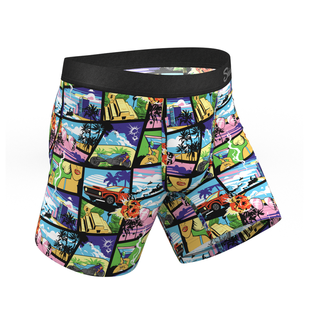 The Gas Pedal | Pop Art Ball Hammock® Pouch Underwear - Shinesty