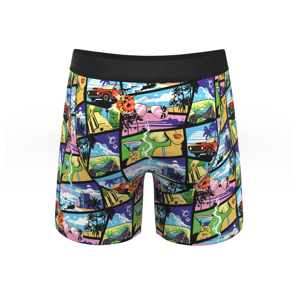 The Gas Pedal | Pop Art Ball Hammock® Pouch Underwear - Shinesty