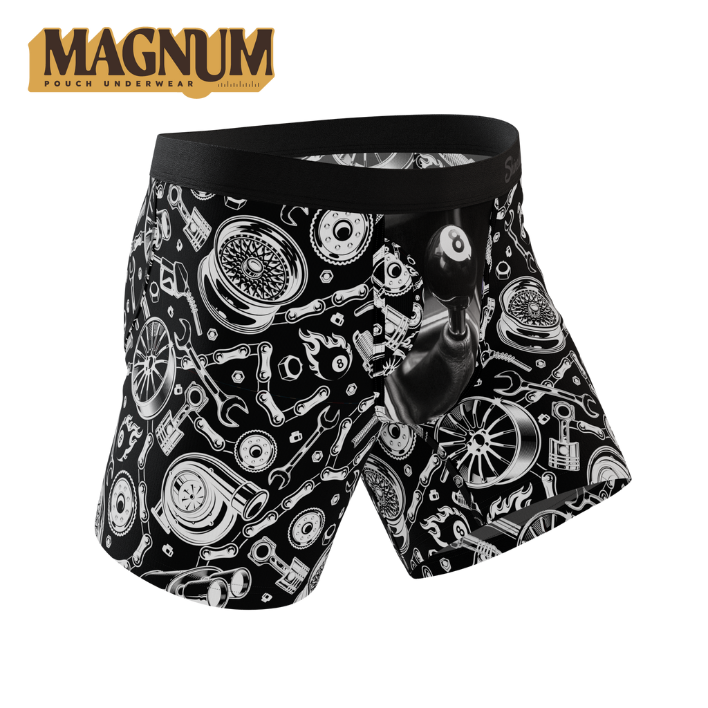The Gear Head | Stick Shift Ball Hammock® Magnum Big Pouch Underwear - Shinesty