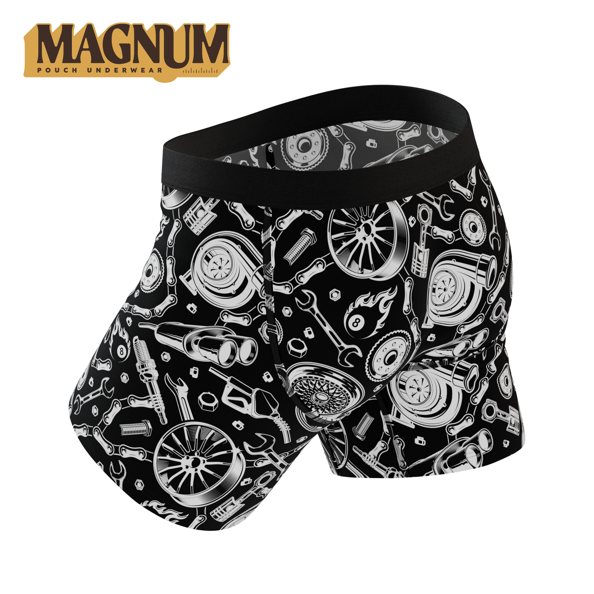 The Gear Head | Stick Shift Ball Hammock® Magnum Big Pouch Underwear - Shinesty