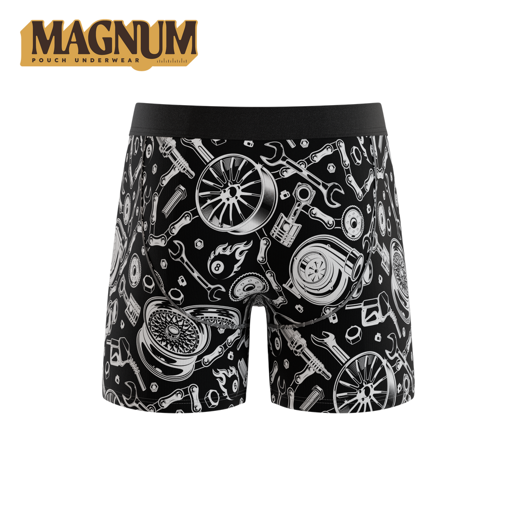 The Gear Head | Stick Shift Ball Hammock® Magnum Big Pouch Underwear - Shinesty
