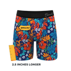 The Get Lei'd | Naughty Tropical Ball Hammock® Boxer - Long Leg - Shinesty