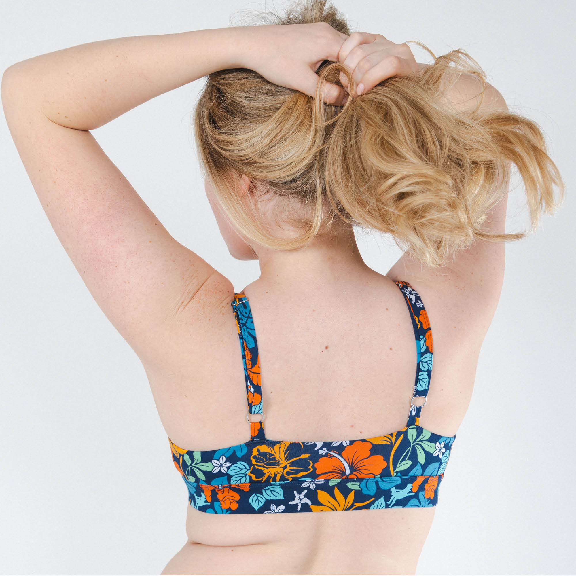 The Get Lei'd | Naughty Tropical Boob Hammock™ Plunge Bralette - Shinesty