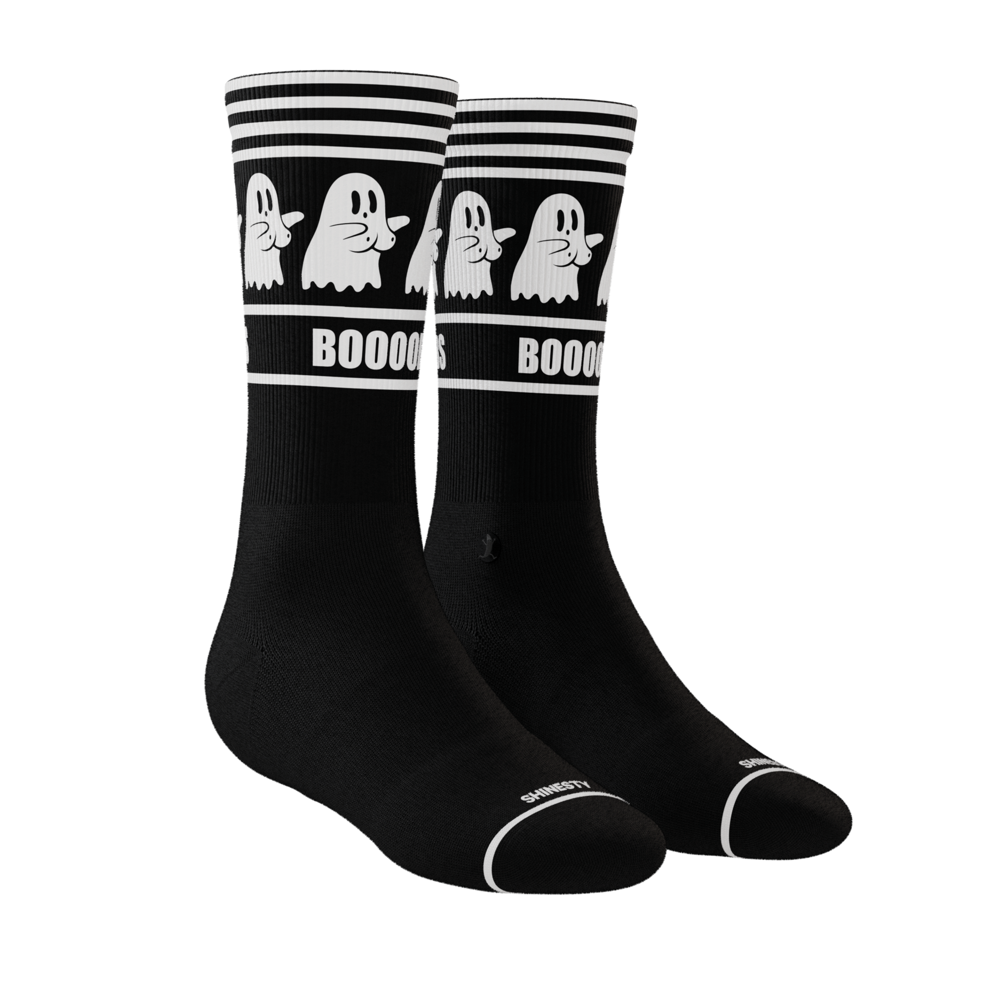 The Ghoul Next Door | Busty Ghost Heel Hammock™ Crew Socks - Shinesty