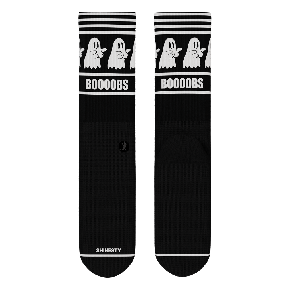 The Ghoul Next Door | Busty Ghost Heel Hammock™ Crew Socks - Shinesty