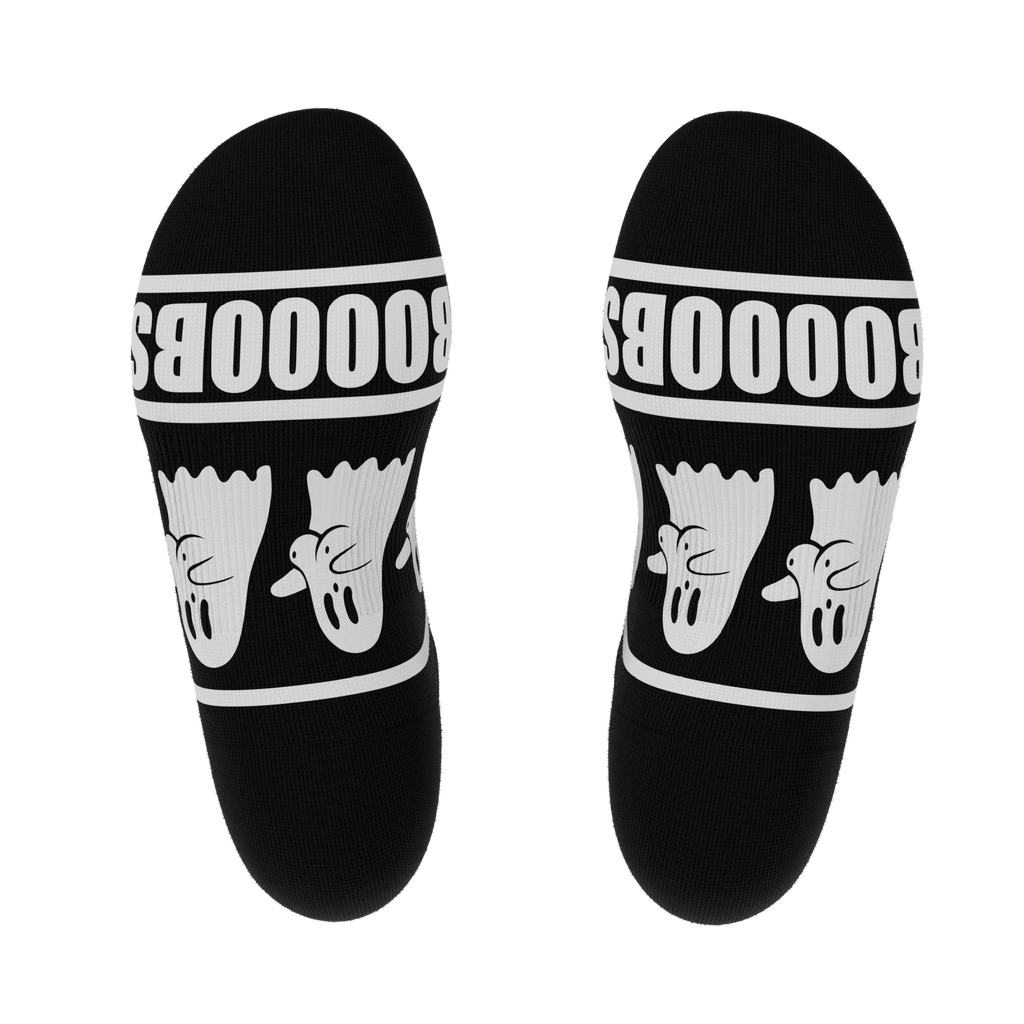The Ghoul Next Door | Busty Ghost Heel Hammock™ Ankle Socks - Shinesty