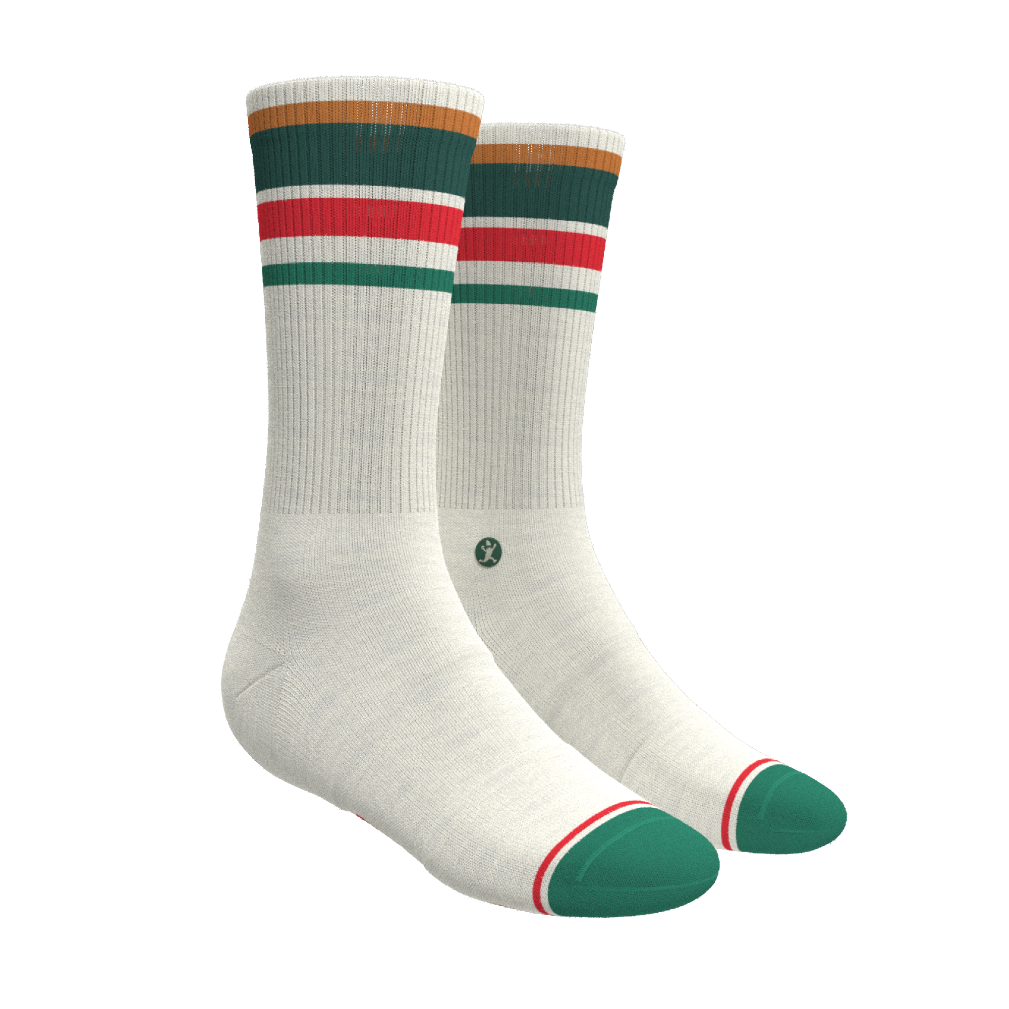 The Ginger Rail | Gingerbread Heel Hammock™ Crew Socks - Shinesty