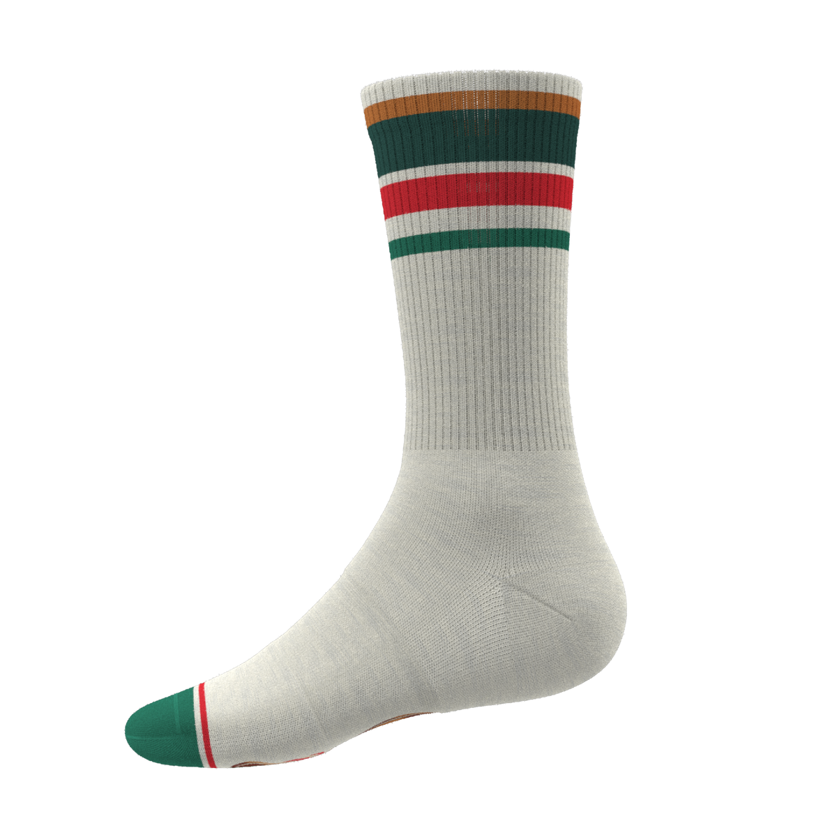 The Ginger Rail | Gingerbread Heel Hammock™ Crew Socks - Shinesty