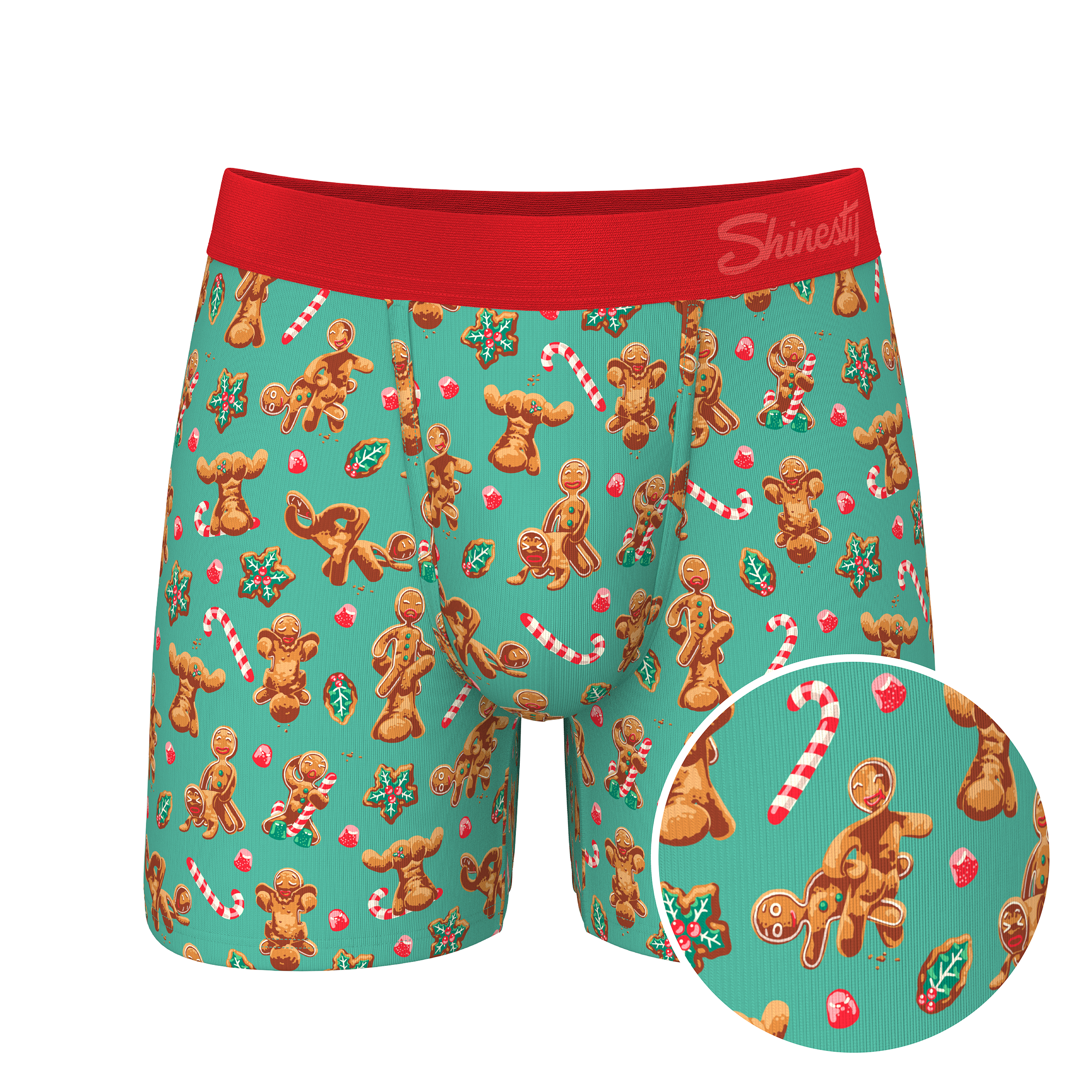 The Ginger Rail | Gingerbread Ball Hammock® Pouch Underwear - Shinesty