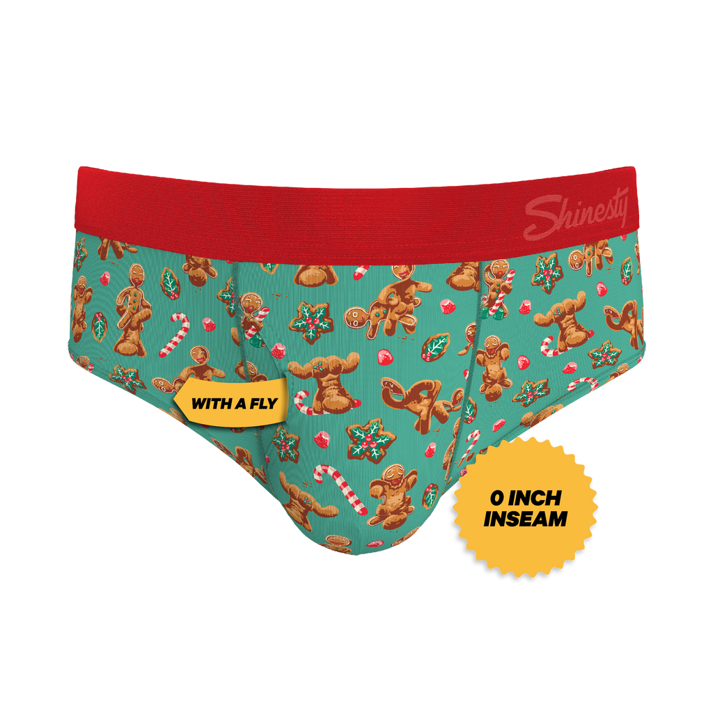 The Ginger Rail | Gingerbread Ball Hammock® Pouch Underwear Briefs - Shinesty