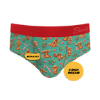 The Ginger Rail | Gingerbread Ball Hammock® Pouch Underwear Briefs - Shinesty