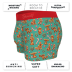 The Ginger Rail | Gingerbread Ball Hammock® Pouch Trunks Underwear - Shinesty