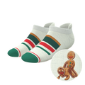 The Ginger Rail | Gingerbread Heel Hammock™ Ankle Socks - Shinesty