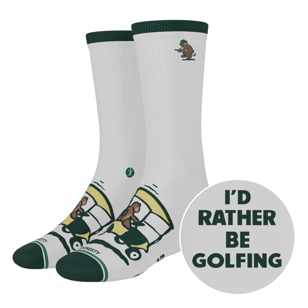 The Golpher | Golf Gopher Heel Hammock™ Crew Socks - Shinesty
