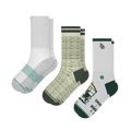 The Golfer Three | Heel Hammock™ Crew Socks 3 Pack - Shinesty