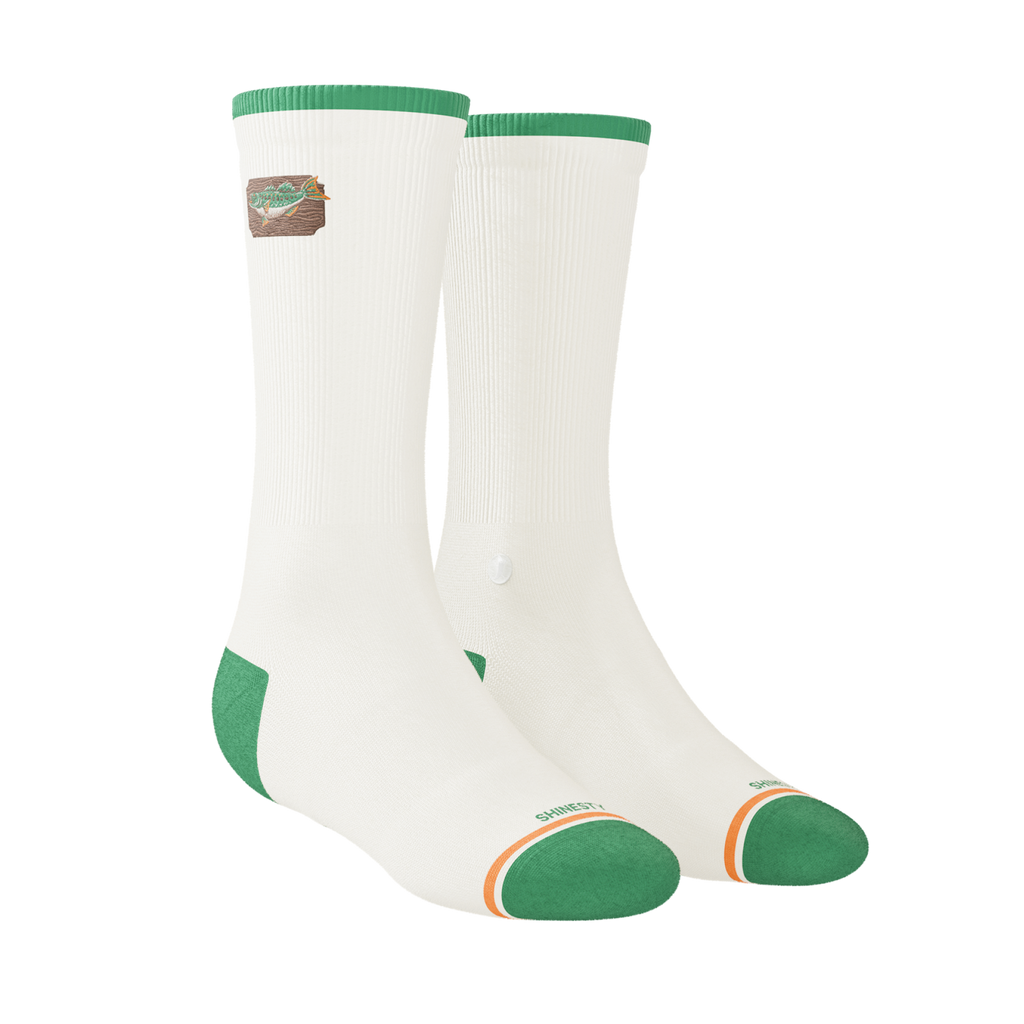 The Gone Fishing | Fishing Heel Hammock™ Crew Socks - Shinesty