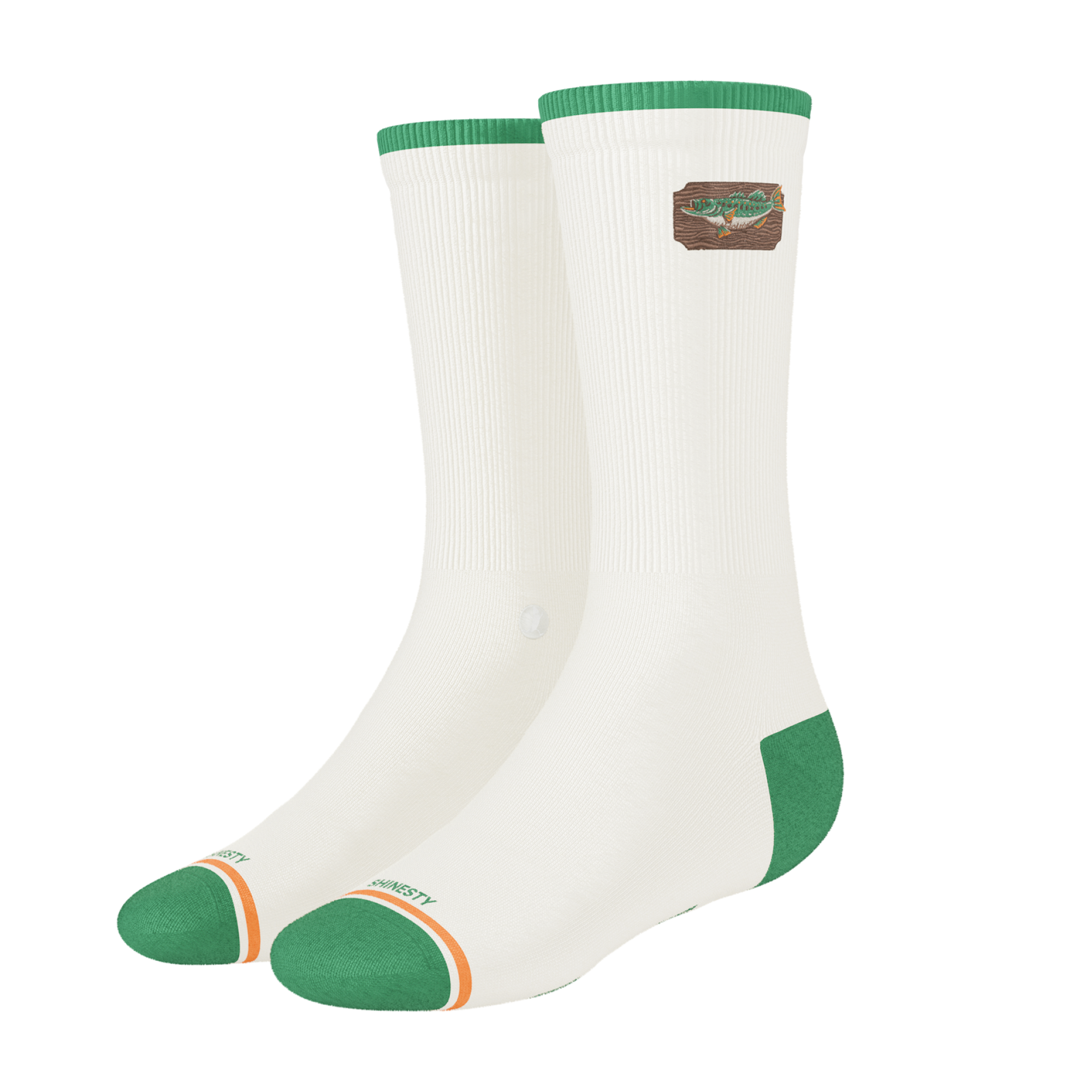 The Gone Fishing | Fishing Heel Hammock™ Crew Socks - Shinesty