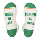 The Gone Fishing | Fishing Heel Hammock™ Crew Socks - Shinesty