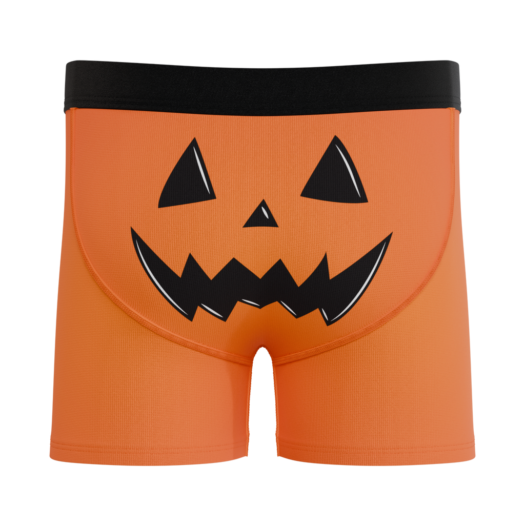 The Good Gourd | Jack O Lantern Youth Boxer Briefs - Shinesty