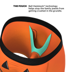 The Good Gourd | Jack O Lantern Ball Hammock® Pouch Underwear With Fly - Shinesty