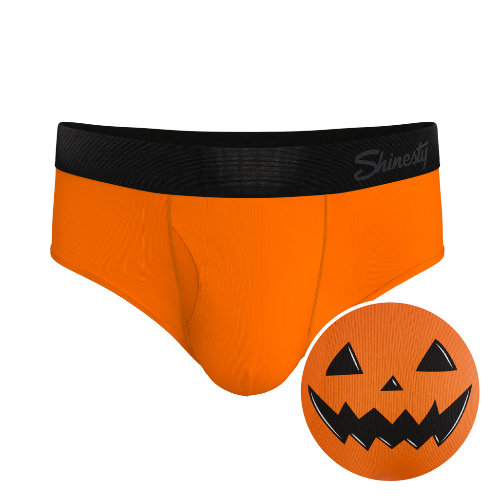 The Good Gourd | Jack O Lantern Ball Hammock® Pouch Underwear Briefs - Shinesty