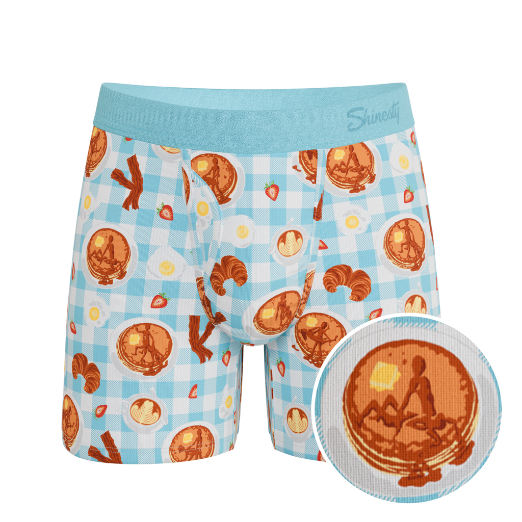 The Good Moaning | Naughty Breakfast Ball Hammock® Pouch Underwear With Fly - Shinesty