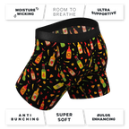 The Gotcha Sriracha | Hot Sauce Ball Hammock® Pouch Underwear With Fly - Shinesty